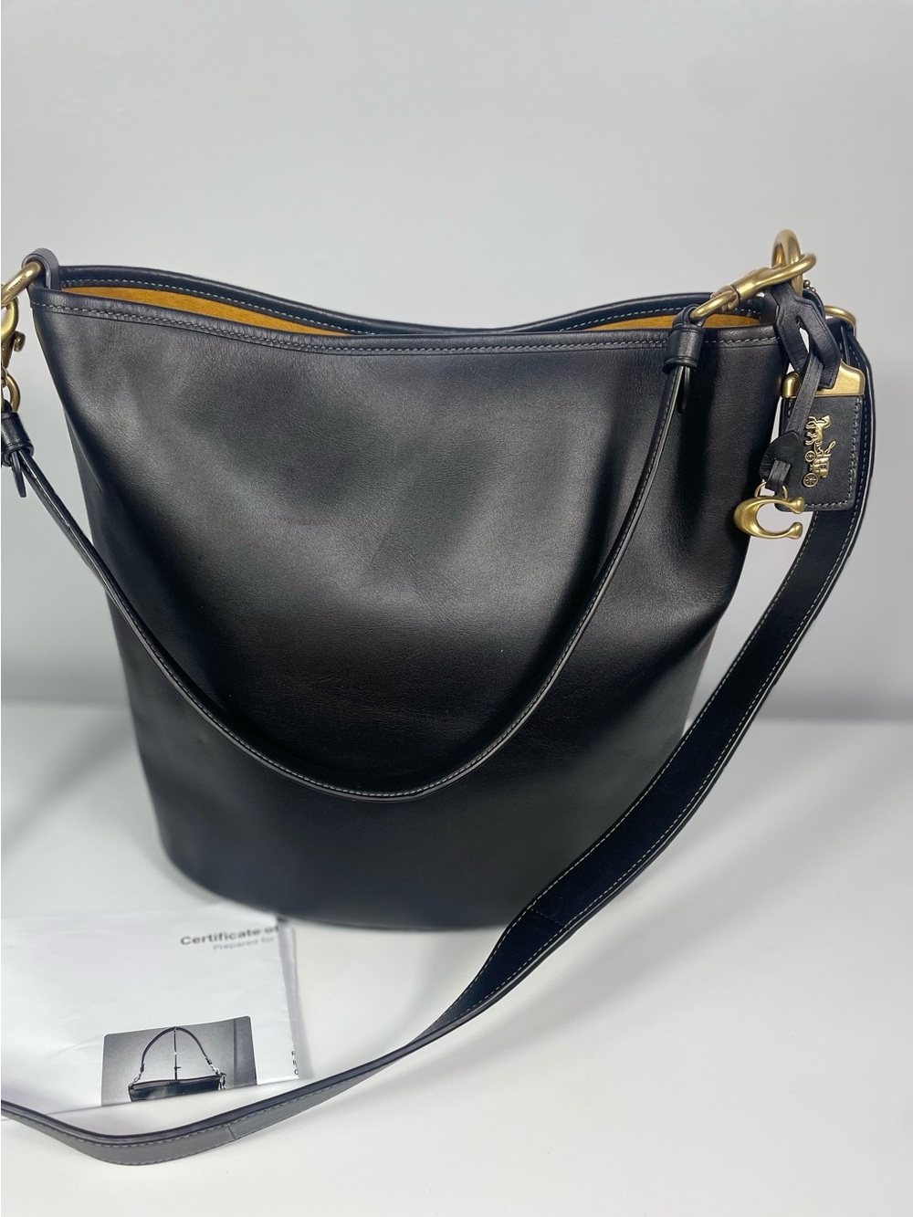 Coach Glovetanned Dakota Bucket Bag-COA - Picture 3 of 15